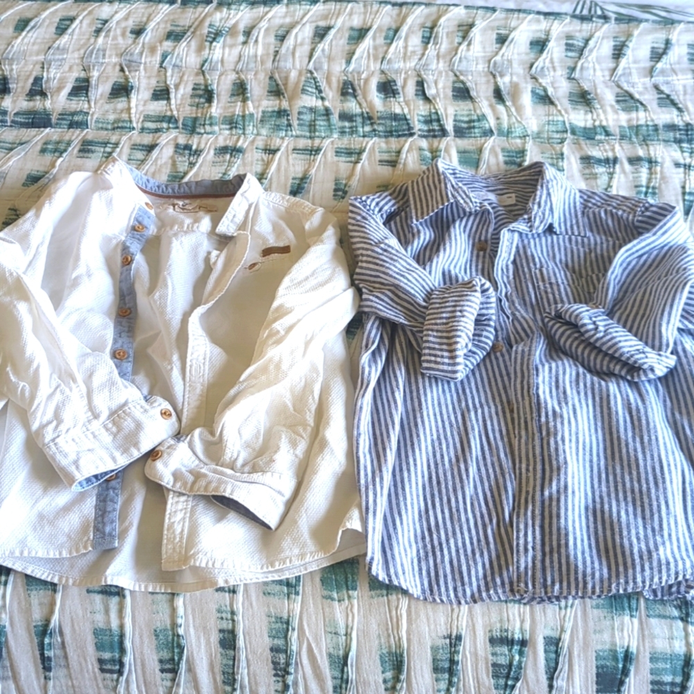 Boys summer shirts - pack of 2 , age 7/8